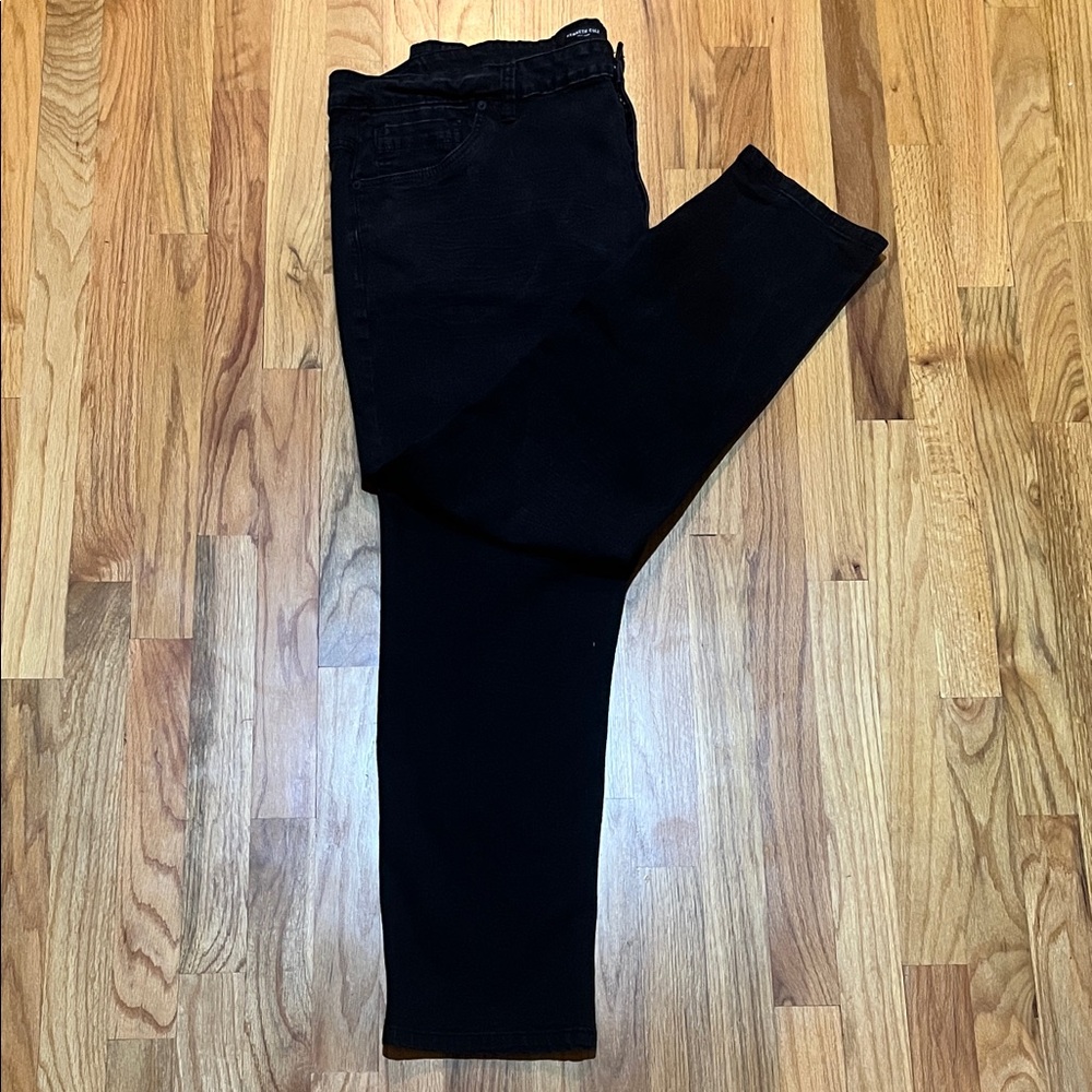 Kenneth Cole Black Straight Men Jeans